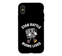 Mechanical Keyboard Stab Rattle Ruins Lives Custom Keeb Coque pour iPhone X/XS