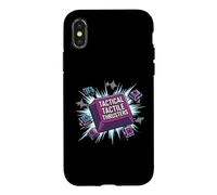 Mechanical Keyboard Tactical Tactile Thrusters Coque pour iPhone X/XS