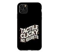 Mechanical Keyboard Tactile Clicky No Regrets Coque pour iPhone 11 Pro Max
