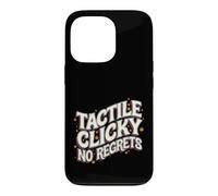 Mechanical Keyboard Tactile Clicky No Regrets Coque pour iPhone 13 Pro