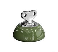 Mechanical Kitchen Timer 60 Min No pour battery Loud Alarm Mechanical(Green)