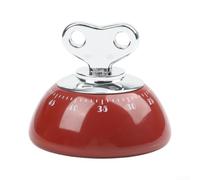 Mechanical Kitchen Timer 60 Min No pour battery Loud Alarm Mechanical(Red)