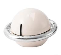 Mechanical Kitchen Timer 60min No pour battery Loud Alarm Mechanical(White)