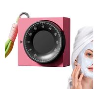 Mechanical Kitchen Timer, Loud Alarm Cooking Clock, 2.68x2.68x1.34 inches Oven Clock with Lanyard, Metal Timers Device, Portable Cooking Timer with Classic Design, Kitchen Timers Tool for Home Use