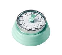 Mechanical Kitchen Timer - Manual 60 Minute Timer, 160g Visual Countdown with 75dB Loud Alarm, Cooking Timers, Clear, Countdown Clock for Home School Office Classroom Studying Baking