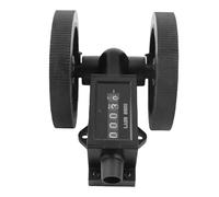 Mechanical Length Meter Counter | 5 Digit Roller Type for Textiles/Printing/Leather | 99999 Range, Stainless Steel & Rubber | 1:3 Rotation Ratio