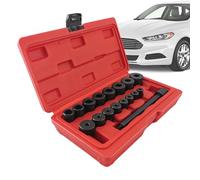 Mechanical Tool Kit, Automotive Repair Set, 8.66x4.72x1.97 Inches, Centering Alignment Tool, Transmission Installer, 17 Piece Clutch For Installation, Resurfacing, Mechanic, Garage, Workshop