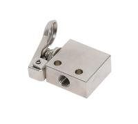 Mechanical Valve TAC2-31P 1/8" Thread 2 Position 3 Way Spring Lever Air Pneumatic switch Valve Fittings NWPNLXEA(No Fittings)