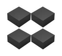 Mechanical Vibration Damping Pads - 4 piece Shockproof Non-Slip Stabilisateur Blocks | Noise-Reducing Anti-Vibration Pads For HVAC, Washers, Generators, And Air Compressors, Industrial Grade