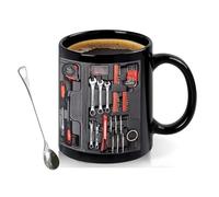 Mechanic's Toolbox Mug, 11oz Ceramic Mechanic Toolbox Coffee Cup,Creativity Funny Tool Box Tea Mug for Husband Dad(Red)