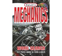 Mechanics Word Search Puzzle Book: Word Searches with Easy to Read, Large Print about Mechanics, Engines, Cars, Trucks and More! | 6 x 9 inches | 110 pages | 55 Puzzles | Fix It!
