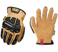 Mechanix Wear Gants DuraHide M-Pact Driver F9-360 (M, cuir DuraHide) Brun/Noir