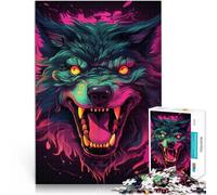 méchant Loup Puzzle 1000 pièces pour Adultes Jeux éducatifs Décoration d'intérieur Car C'est Un pour Toute la Famille 38x26cm
