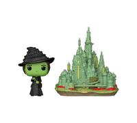 Méchant Pop Figurine en vinyle Town Elphaba avec la ville d'émeraude 9 cm Funko