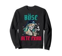 Méchant Vieille Femme retraitée Vintage Grand-mère et Grand-mère Sweatshirt