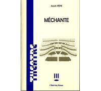 Méchante - Sarah Pèpe - L'oeil Du Prince Eds - broché - Théâtre