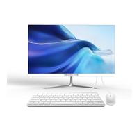 MECHAZER Z3 PC Ordinateur de Bureau Tout-en-Un 23,8 Pouces Intel N5095 Windows 11 Pro, 8 Go DDR3, 512 Go M.2 SSD, 2,4 G / 5,0 G WiFi Bluetooth (Clavier et Souris QWERTY gratuits)