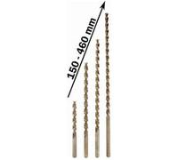 Mèche à bois hélicoïdale HSS-G 4,0x250mm version extra longue FAMAG - 1599.204 G