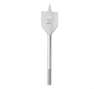 Mèche à bois plate 2038 mm pour le travail du bois avec lame HCS et tige hexagonale pour un perçage précis (32 mm)