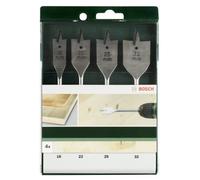 Mèche à bois plate à queue à six pans set 5.5mm - 4 pièces