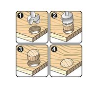 Mèche à bois Yato YT-33830; 15 mm