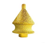 Mèche à chanfreiner pour carrelage M10, meule conique avec disque en carbure de silicium pour verre, porcelaine, pierre, finition, biseautage et polissage (50 mm)