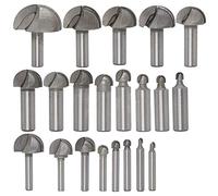 Mèche à défoncer à rond pour le travail du bois - 1/4" / 1/2"