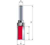 Mèche à ébarber avec roulement supérieur - Ø13 H20/60 Q6 Z2 - F03FR02003 -50-10206P
