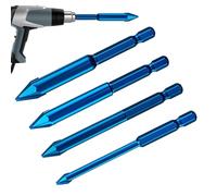 Mèche À Percer Excentrique À Haute Résistance - Accessoire Antichoc en Acier pour Outil Électroportatif - Ensemble de Forets pour Béton | pour Béton Carreau Verre Bois Pierre