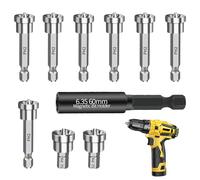 Mèche À Perceuse Pour De Plâtre - 10 de Perçage de Construction Aimantés aux Extrémités - Mèches Multifonction Pour Béton Et Matériaux Durs,Pour Maçonnerie Métal Carrelage Céramique