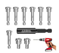 Mèche À Vis Pour De Plâtre - 10 Pièces Accessoires Centrage,Mèches Multifonction Pour Béton Et Matériaux Durs - Pour Maçonnerie Métal Carrelage Céramique