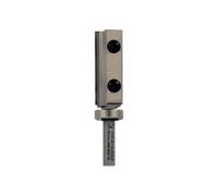 Leman 838.700.50 Mèche d'affleureuse à 2 plaquettes HM droite ø 19 mm queue de 8 mm avec guide supérieur
