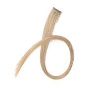 Mèche Brillante Extension 1 pièces 24 pouces pince colorée dans les Extensions de cheveux longue ligne droite faits saillants colorés postiches synthétiques arc-en-ciel for femmes(Color 3)