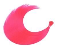 Mèche Brillante Extension Ensemble d'extensions de cheveux synthétiques colorées, 48 pièces, 38 couleurs, perruque en guirlandes, 26, Extensions plumes, Kit d'outils for la coiffure(Color 25)