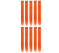 Mèche Brillante Extension Postiches synthétiques 10 pièces Extensions de cheveux à clips 22 pouces reflets fête colorés longue ligne droite for femmes enfants filles Raindow(Color 10)