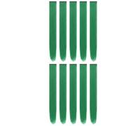 Mèche Brillante Extension Postiches synthétiques 10 pièces Extensions de cheveux à clips 22 pouces reflets fête colorés longue ligne droite for femmes enfants filles Raindow(Color 3)