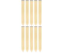 Mèche Brillante Extension Postiches synthétiques 10 pièces Extensions de cheveux à clips 22 pouces reflets fête colorés longue ligne droite for femmes enfants filles Raindow(Color 13)