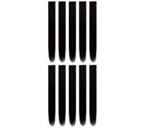 Mèche Brillante Extension Postiches synthétiques 10 pièces Extensions de cheveux à clips 22 pouces reflets fête colorés longue ligne droite for femmes enfants filles Raindow(Color 12)