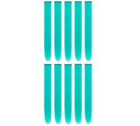 Mèche Brillante Extension Postiches synthétiques 10 pièces Extensions de cheveux à clips 22 pouces reflets fête colorés longue ligne droite for femmes enfants filles Raindow(Color 11)