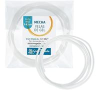Mèche cirée pour bougies en gel 3 | Idéale pour paraffine en gel | Facile à utiliser et réglable | Découvrez comment choisir la meilleure mèche I 1 mètre