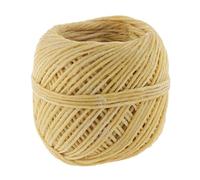 Mèche de bougie en chanvre bio de 2 mm d'épaisseur, bien revêtue de cire d'abeille naturelle pour la fabrication de bougies (10 m) - Marron clair
