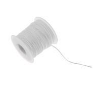 Mèche de bougie - Longue bobine de mèche en coton tressé avec tresse à 24 fils pour bricoler - Mèche recouverte de cire de soja pour une combustion sans fumée - Parfaite pour les projets de bougies