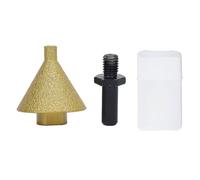 Mèche de chanfreinage diamantée 50 mm M10 pour agrandissement du trou, coupe, meulage très précis, multi-usages, compatibilité universelle pour marbre, quartz, carreaux de