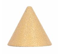 Mèche de chanfreinage diamantée avec angle de base de 57 degrés, filetage femelle M10, outil de façonnage de trou de 38 mm de diamètre pour les applications de traitement des