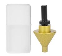 Mèche de chanfreinage diamantée de 38 mm de diamètre, qualité professionnelle, agrandissement des trous, coupe, meulage avec tige adaptateur M14 pour marbre, quartz, carreaux de