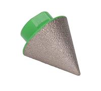 Mèche de chanfreinage diamantée, outil de forage de coupe à 60 degrés 80 grains pour marbre en céramique, mèche de chanfrein diamantée professionnelle avec, facile à installer