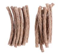 Mèche de Corde Allume Feu Survie 20 Pièces pour Camping Extérieur | Mèche Feu Survie, Meche pour Allumer un Feu, Cde de Jute Feu, Camping Accessoires Survie