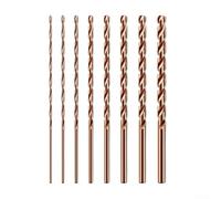 Mèche de précision 200 mm pour foret M35 Cobalt HSS pour métal, bois et acier inoxydable avec géométrie à pointe fendue de 135 degrés (4,5 mm)