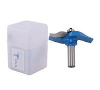 Mèche de routeur à panneau surélevé Ogee |Coupe-porte d'armoire 12 mm x 76,2 mm |Pointe en alliage YG8 pour des coupes lisses/outil de travail du bois |Finition bleue, réduite -