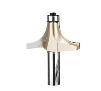 Mèche de routeur d'arrondi d'angle, fraise Concave en carbure tungstène, tige d'outil travail du bois 1/2 1/4 pouces, tondeuse à bord rond 1 pièce(1I4X1)